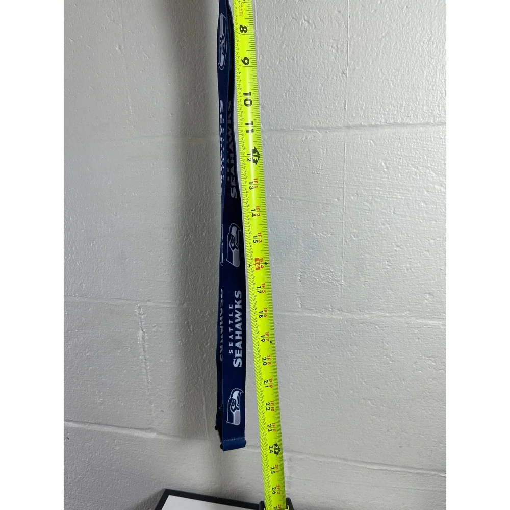 Seattle Seahawks NFL Lanyard Navy Blue Team Logo ID Badge Key Holder 24 Inch